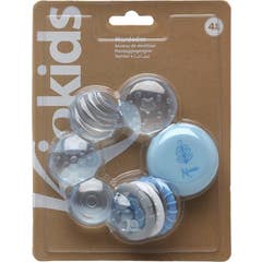 Kiokids Anneau de Dentition Froid Bleu 11 cm