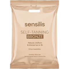 Sensilis Self Tanning Bronze 6 Lingettes Autobronzantes
