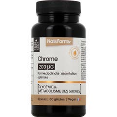 Nat&Form Chrome 200µg 60 Gélules