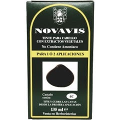 Novavis Tinte para cabello Castaño ceniza 4C