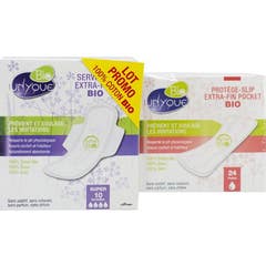 Unyque Compresa Extrafina Bio Super + Salva Slip Extrafinas Bio
