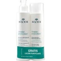 Nuxe pack Aroma Perfection gel nettoyant 200ml + lotion purifiante 200ml