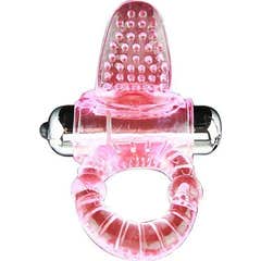 Baile Sweet Pink Vibrating Penis Ring 1pc