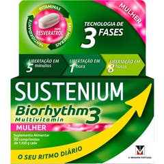 Sustenium Biorhythm 3 Multivitamin Mulher 30comp