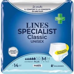 Lines Specialist Classic Couche-Culotte Plus Taille M 14uts