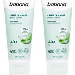 Babaria Crème Mains Aloe Vera 2 x 200ml