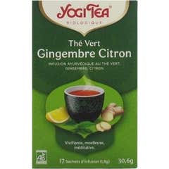Yogi Tea Thé Vert Gingembre Citron 17 sachets