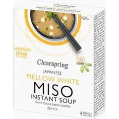 Clearspring Soupe Miso Soupe Tofu Doux Enveloppes 40g