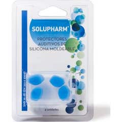 Solupharm Tapón Protector Oídos Silicona 4uds