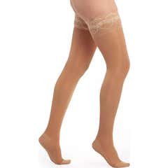 Farmalastic Bas Long Dentelle (A-F) Compression Normale T-Reina Plus Beige