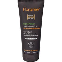 Florame Homme Shampooing Douche Esprit Vétiver 200ml