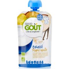 Good Goût Gourde Dès 6 Mois Bio Brassé Poire Vanille 90g
