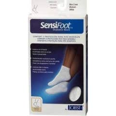 Chaussettes courtes blanches Sensifoot T-L 1ud