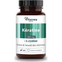 Vitavea Kératine 350mg + L-Cystine 60 Gélules