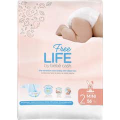 Freelife Couches Bébé 3/6kg Taille 2 112uts