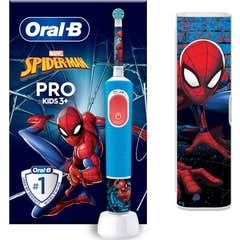Oral-B Vitality Kids Boîte Spiderman Brosse à Dents Rechargeable 1 Unité