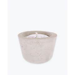 Cerabella Bougie Pot Pradesp1 Blanc Citronnelle/Romarin 11x10cm