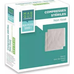 Marque Conseil Compresse Sterile Non TissÃ©e 10x10cm 10uts