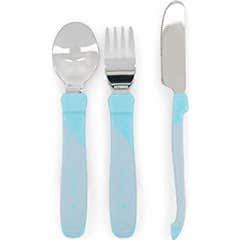 Set de couverts Twistshake 12 Mois Bleu