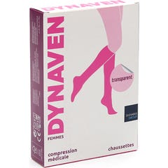 Dynaven Pure Transparent Chaussette 2 Noir Taille NM 1 Paire