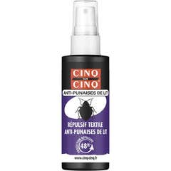 Cinq Sur Cinq Répulsif Textile Anti-Punaises de Lit 50 ml