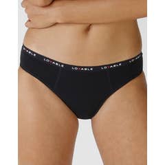 Lovable Pants Slip Flux Abondant Noir TXL 1 Unité