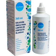 Solupharm solution unique pour lentilles de contact souples 360ml