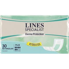Lines Specialist Derma Protecteurs Rectangulaires 30uts