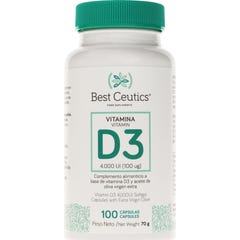 Bestceutics Vitamine D3 4000Ui 100 Capsules