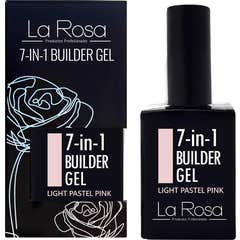 La Rosa Gel pour ongles Base 7 en 1 Pastel Pink UV/LED 15ml