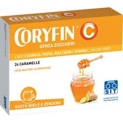 Sit Coryfin C Sans Sucre Miel et Gingembre 24uts