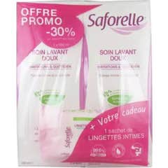 Saforelle Duo Soin Lavant Doux + Lingettes Intimes
