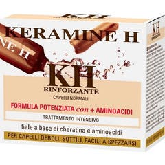 Bande blanche de kéramine H 10 flacons 10 ml