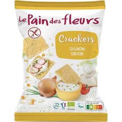 Le Pain des Fleurs Crackers Ognion Sans Gluten Vegan 75g