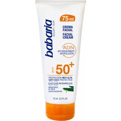 Crème solaire visage et aloès Babaria Spf50+ 75Ml