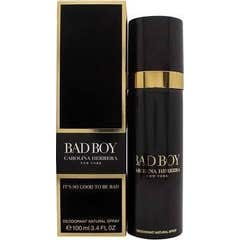 Carolina Herrera Désodorisant Bad Boy 100ml Vaporisateur