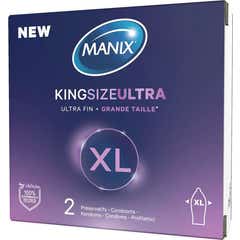 Manix King Size Ultra Préservatifs 2 unités