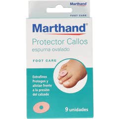 Marthand Protector Callos  Espuma Ovalado 9 U *