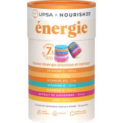 Upsa Nourish Énergie 7En1 30 Gummies