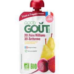 Good Gout Gourde Puré Pera Remolacha +4M 120 g