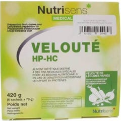 Nutrisens Médical Velouté Hp Hc Légumes Variés 6x70g