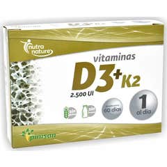 Pinisan Nutra Nature Vitamines D3 + K2 60caps Pinisan Nutra Nature Vitamines D3 + K2 60caps