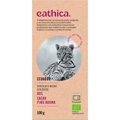 Eathica Chocolat Noir Equateur 80% Cacao Bio 100g
