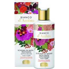 Salle de bain en mousse ambrée blanche