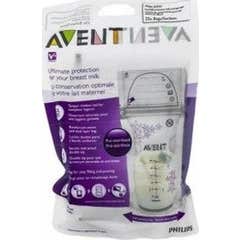 Avent Sachets de Conservation du Lait 180ml 25 sachets