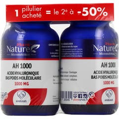 Pharm Nature AH-1000 Acide Hyaluronique 1000mg 60caps 2unts