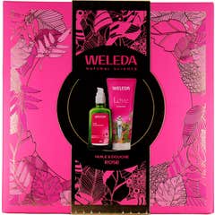 Weleda Coffret Corps Huile & Douche Rose