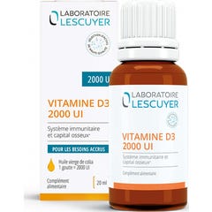 Lescuyer Vitamine D3 2000 Ui 20ml