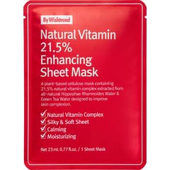 By Wishtrend Natural Vitamin 21.5% Enhancing Sheet Mask 23ml