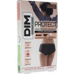 Dim Protect Culotte Menstruelle Coton Noir Flux Moyen 48/50 1ut
